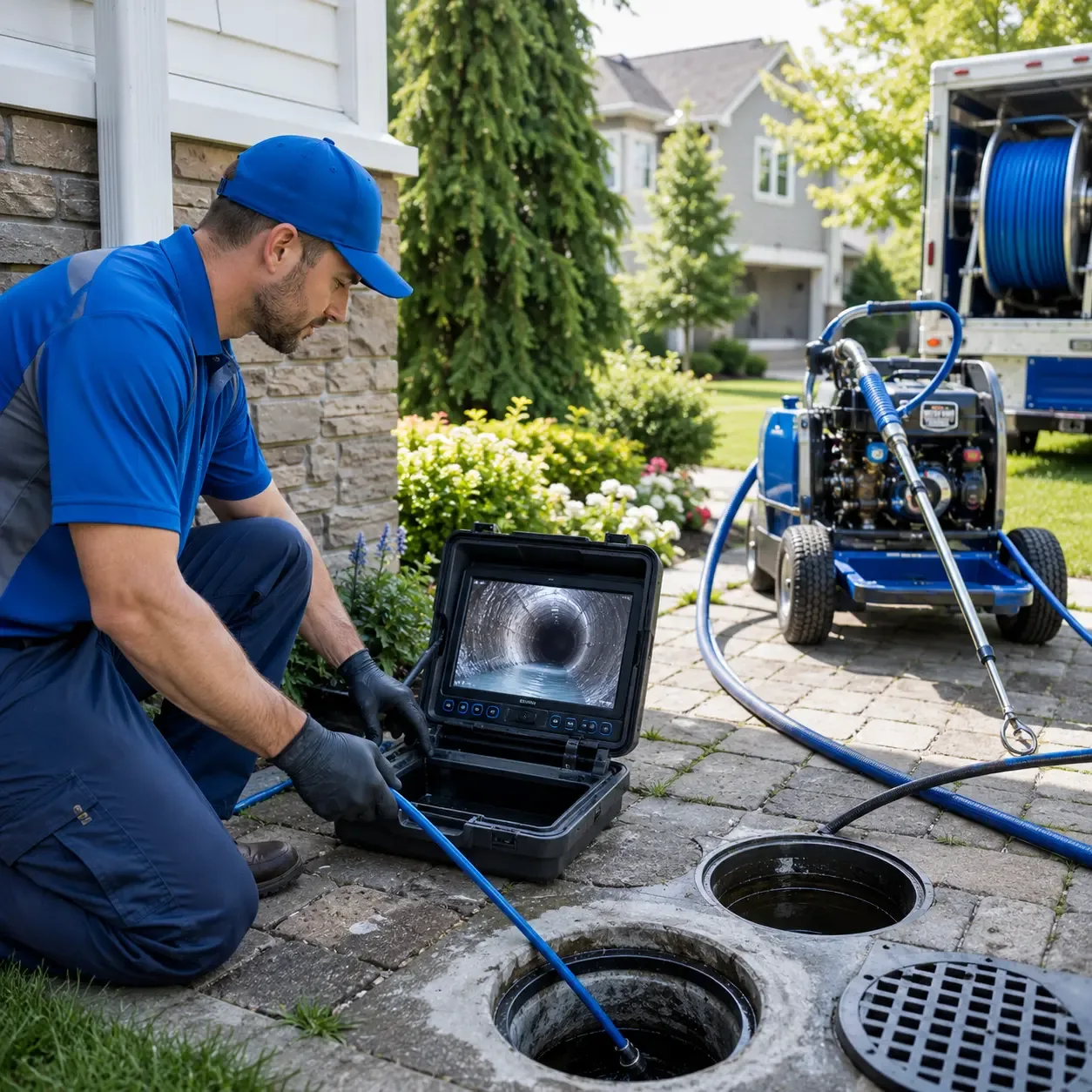 Outdoor drain cleaning professionals serving Wakarusa, KS